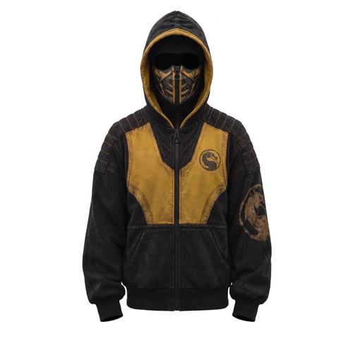 (PRE-ORDER) Scorpion Zip-Up Balaclava Hoodie